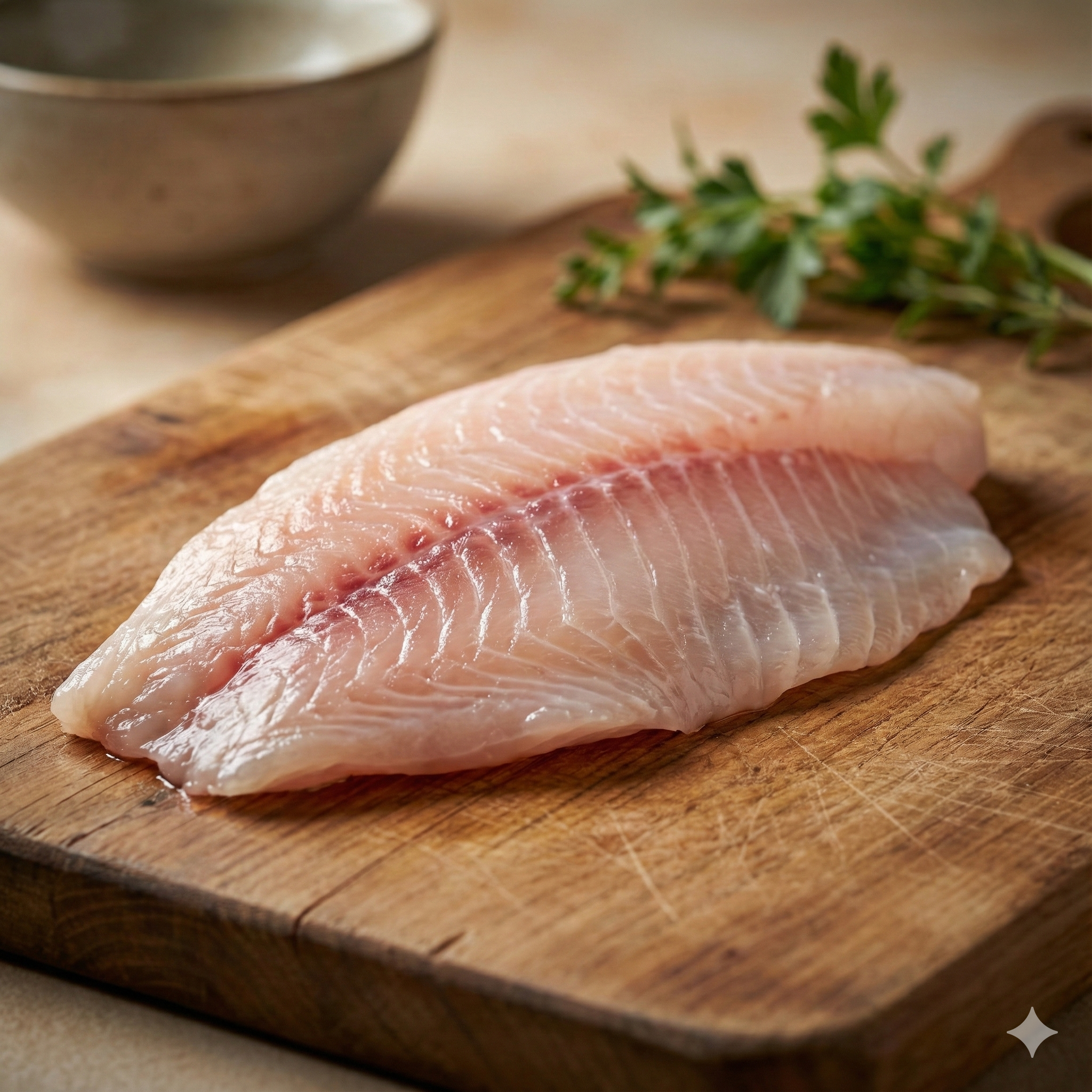 Filete de tilapia  - Filete de tilapia en medidas 3-7 y 5-7 oz, selladas al alto vacío y empacadas en cajas de 4.54 lb 